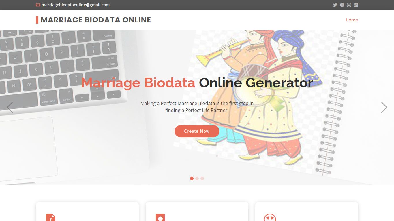 Create and Download Free Online Biodata for Marriage